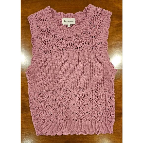 Heartloom Knit Vest Sweater , Larissa Tank, New, Size L - Picture 4 of 6